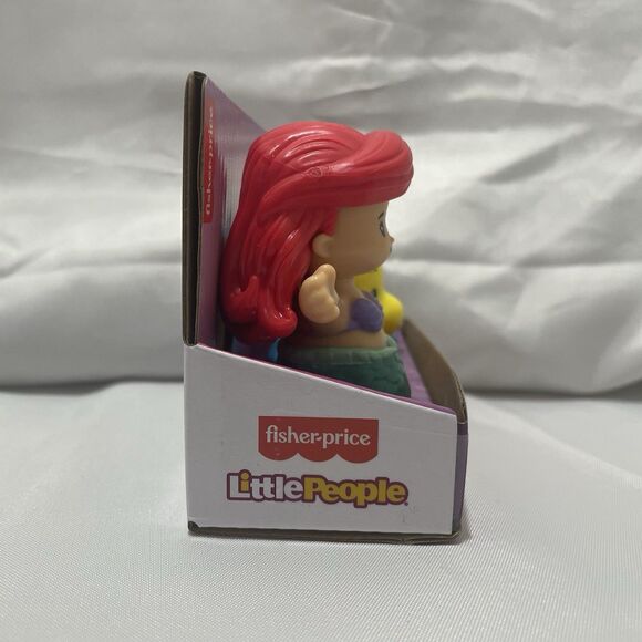 Fisher-Price Little People Disney Princess Figure Set Ariel & Flounder - Picture 5 of 7